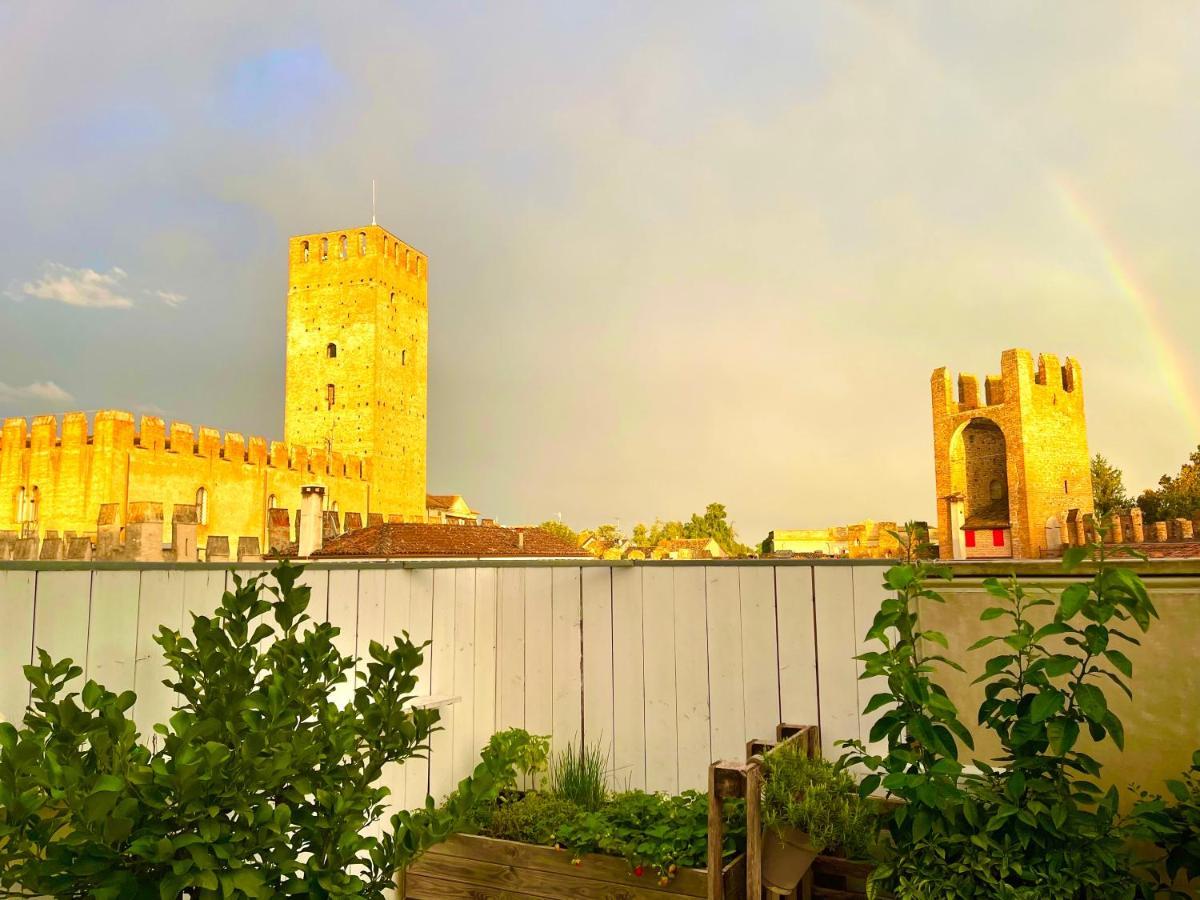 Ca' Del Sole - Attico Panoramico In Centro Storico Apartment Montagnana  Exterior photo